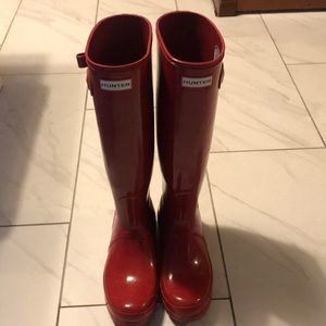 Red Hunter Tall Boots